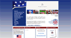 Desktop Screenshot of americanflagfoundation.org